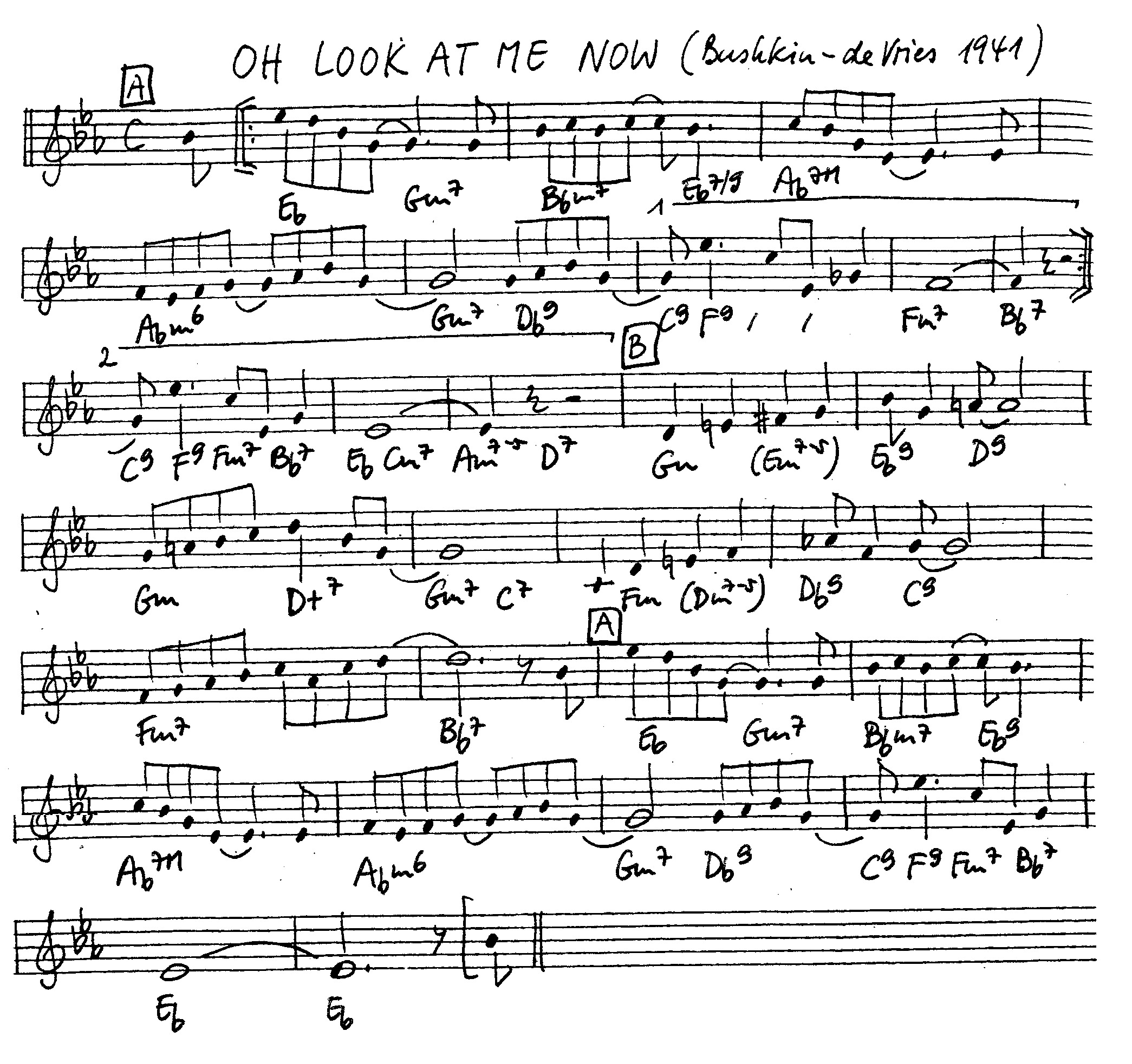 oh look at me now leadsheet – book us for your next 20s or gatsby event